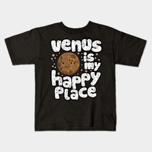 Venus is My Happy Place Kids T-Shirt